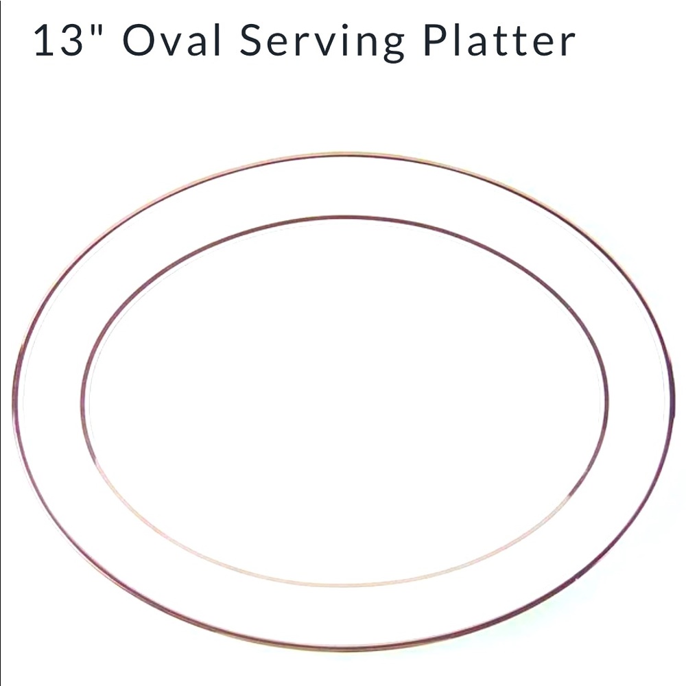 Kate Spade Library Lane 13inch Oval Serving platter
